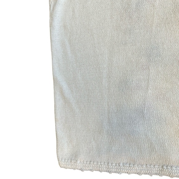 Women's Large Sweater Vest Floral Embroidered Grandma Cottage Core Blair - Picture 14 of 16